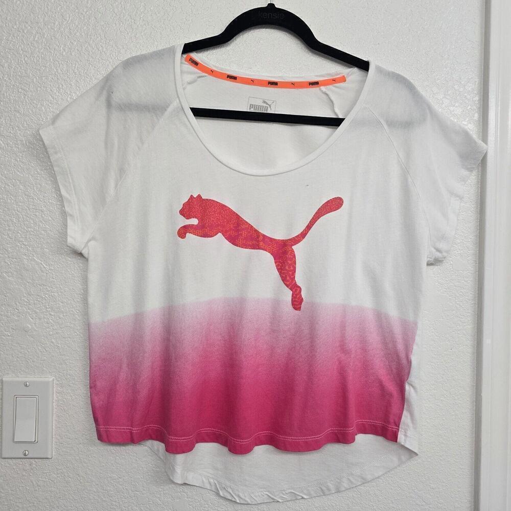 PUMA Women DryCELL Elevated Relaxed Fit Layer Tee Size M